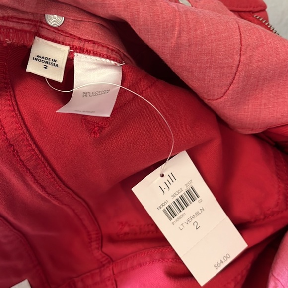 {J.Jill} red denim shorts - Picture 6 of 6